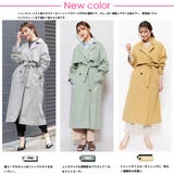 キャンディ袖前後ヨーク切替トレンチコート スプリングコート レディース | mili an deni | 詳細画像5