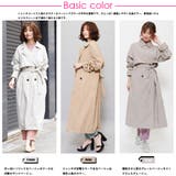 キャンディ袖前後ヨーク切替トレンチコート スプリングコート レディース | mili an deni | 詳細画像6