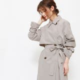 キャンディ袖前後ヨーク切替トレンチコート スプリングコート レディース | mili an deni | 詳細画像13