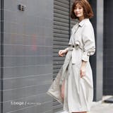 サンドベージュ | キャンディ袖前後ヨーク切替トレンチコート スプリングコート レディース | mili an deni