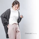 チャコール | UVカット ドルマンカーディガン M | mili an deni