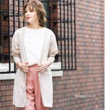 ベージュ | UVバックスリットカーディガン レディース UV | mili an deni