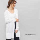 オフホワイト | UVバックスリットカーディガン レディース UV | mili an deni
