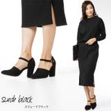 スウェードブラック(入荷済) | アンクルストラップパンプス S M | mili an deni