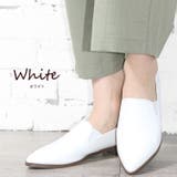 ホワイト | 春 春新作 バブーシュ | mili an deni