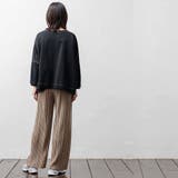 レディース Tシャツ オーバーサイズ配色ステッチプルオーバー | mili an deni | 詳細画像9 