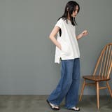 裏毛ファスナー開きベスト スウェット バックファスナー | mili an deni | 詳細画像10 