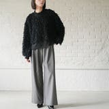 ラメシャギーレイヤードニットプルオーバー 重ね着 クルーネック | mili an deni | 詳細画像19 