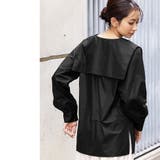 レースセーラーカラーブラウス サイドスリット 長袖 | mili an deni | 詳細画像9