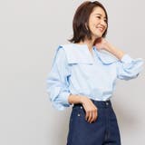 レースセーラーカラーブラウス サイドスリット 長袖 | mili an deni | 詳細画像15