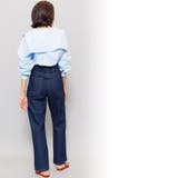 レースセーラーカラーブラウス サイドスリット 長袖 | mili an deni | 詳細画像16