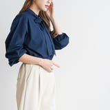 リボンタイブラウス バルーンスリーブ 長袖 | mili an deni | 詳細画像14 