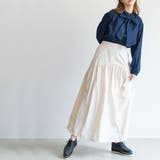 リボンタイブラウス バルーンスリーブ 長袖 | mili an deni | 詳細画像15 