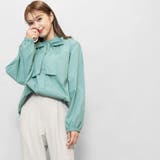 リボンタイブラウス バルーンスリーブ 長袖 | mili an deni | 詳細画像26 