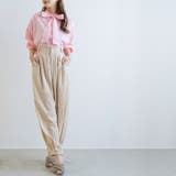 リボンタイブラウス バルーンスリーブ 長袖 | mili an deni | 詳細画像30 