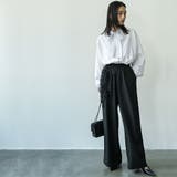 リボンタイブラウス バルーンスリーブ 長袖 | mili an deni | 詳細画像12 