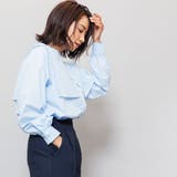 レースセーラーカラーブラウス サイドスリット 長袖 | mili an deni | 詳細画像11 