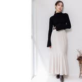 フレアスリーブハイネックプルオーバーTシャツ カットソー 長袖 | mili an deni | 詳細画像19