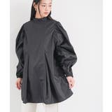 ブラック | フロントツータックプルオーバー ブラウス 長袖 | mili an deni