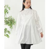 オフホワイト | フロントツータックプルオーバー ブラウス 長袖 | mili an deni