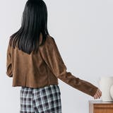 スウェードロングスリーブメロウブラウス レギュラーカラー 長袖 | mili an deni | 詳細画像19 