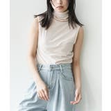 ピンク | UVカット タートルネック ノースリーブ | mili an deni