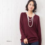 Vネック セーター 長袖 | mili an deni | 詳細画像11 