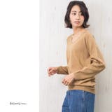 Vネック セーター 長袖 | mili an deni | 詳細画像14 