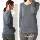 チャコール | もちもち ヒートロンＴ インナー あったか Ｍ Ｌ レディース ミリアンデニ | mili an deni