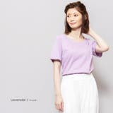 ラベンダー | 半袖 ボーダー カットソー | mili an deni