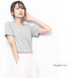 杢グレー | 半袖 ボーダー カットソー | mili an deni