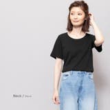 ブラック | 半袖 ボーダー カットソー | mili an deni