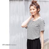 白x黒 | 半袖 ボーダー カットソー | mili an deni