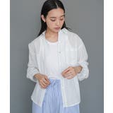 ライトブルー | カラーストライプシャツ ブラウス コットン | mili an deni