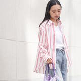 カラーストライプシャツ ブラウス コットン | mili an deni | 詳細画像13 