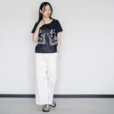 バンダナキャミレイヤードトップス レイヤード風 クルーネック | mili an deni | 詳細画像20 