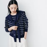 セーラーカラーボーダーニットプルオーバー ボーダー 襟取り外し可能 | mili an deni | 詳細画像16 