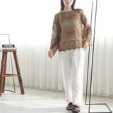 クロシェニット プルオーバー レディース | mili an deni | 詳細画像19 