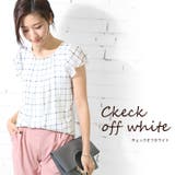 チェックオフホワイト | 春物 新作 Tシャツ | mili an deni