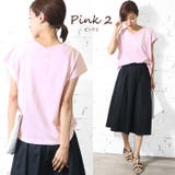 ピンク2 | 花柄 刺繍 tシャツ | mili an deni