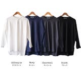 レイヤードTシャツ BIGTシャツ オーガニックコットン | mili an deni | 詳細画像19 