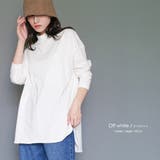 オフホワイト | レイヤード Tシャツ BIG | mili an deni