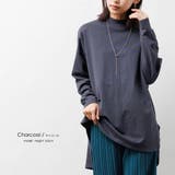 チャコール | レイヤード Tシャツ BIG | mili an deni