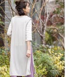 ロングニットベスト ストレッチ起毛 サイドスリット | mili an deni | 詳細画像8 