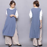 ロングニットベスト ストレッチ起毛 サイドスリット | mili an deni | 詳細画像15 