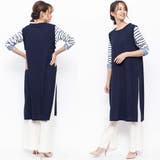 ロングニットベスト ストレッチ起毛 サイドスリット | mili an deni | 詳細画像18 