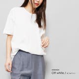 裾ラウンドTシャツ 綿100% クルーネック | mili an deni | 詳細画像5 