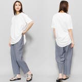 裾ラウンドTシャツ 綿100% クルーネック | mili an deni | 詳細画像6 