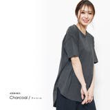 裾ラウンドTシャツ 綿100% クルーネック | mili an deni | 詳細画像9 