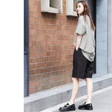 裾ラウンドTシャツ 綿100% クルーネック | mili an deni | 詳細画像16 